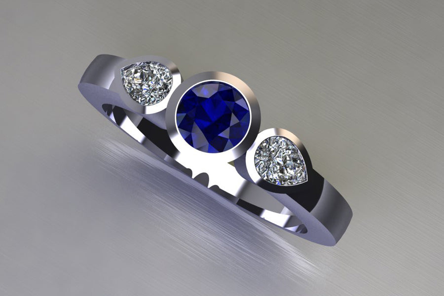 Sapphire, Diamonds & Platinum
