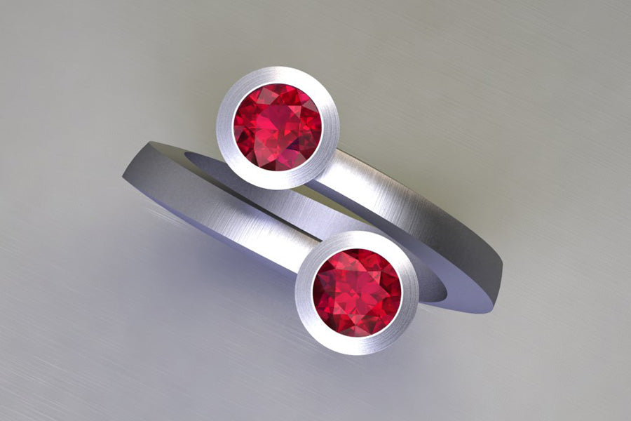 Rubies & White Gold