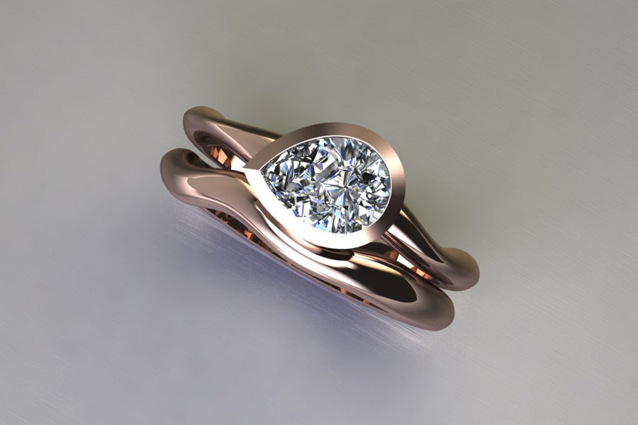 Diamond & Red Gold