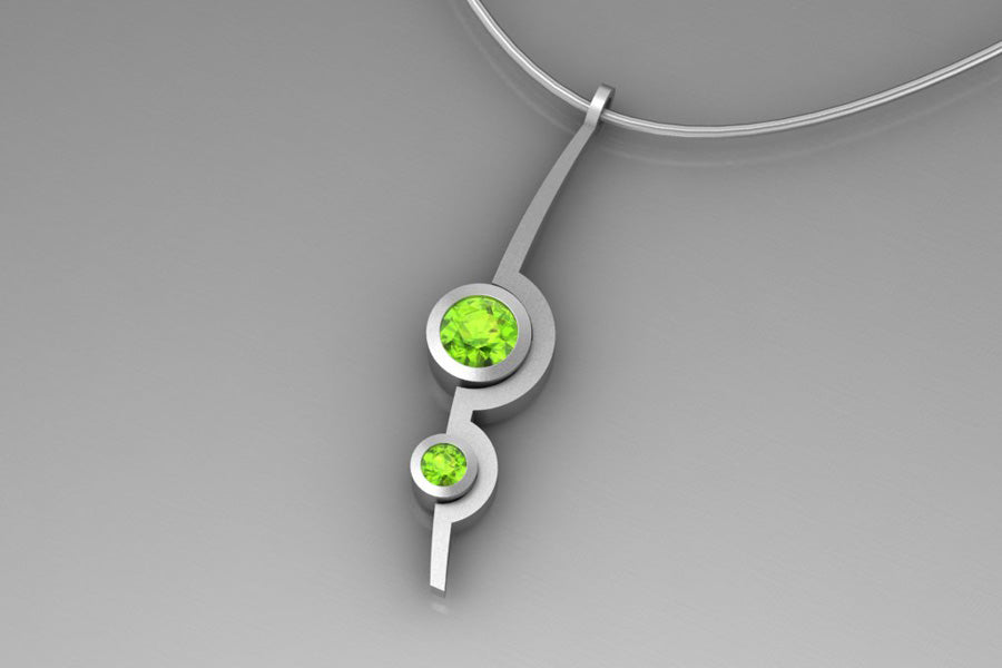 Peridots & Silver
