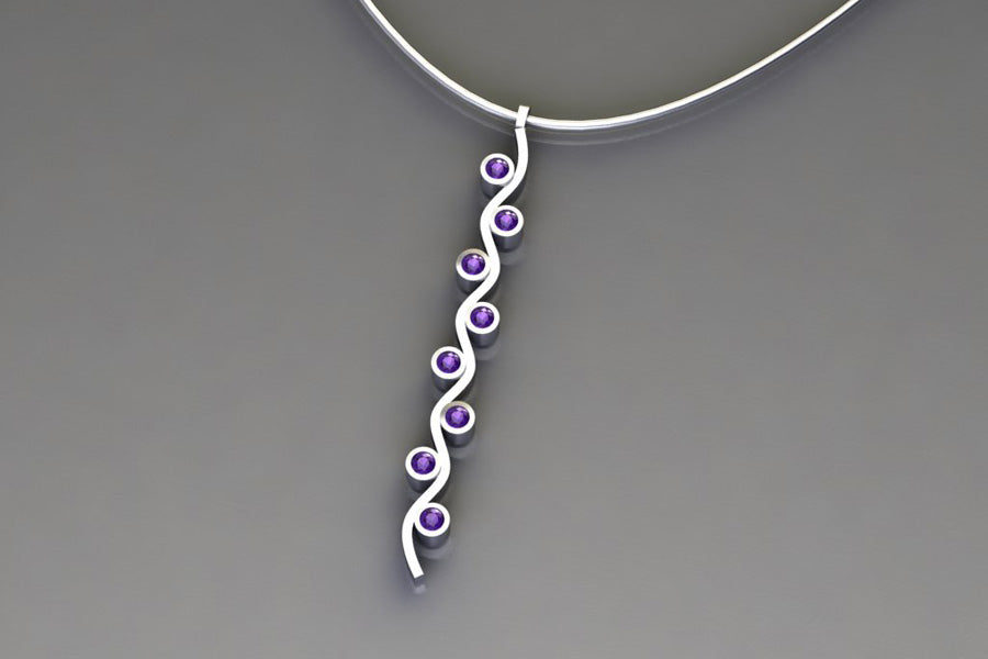 Amethysts & silver