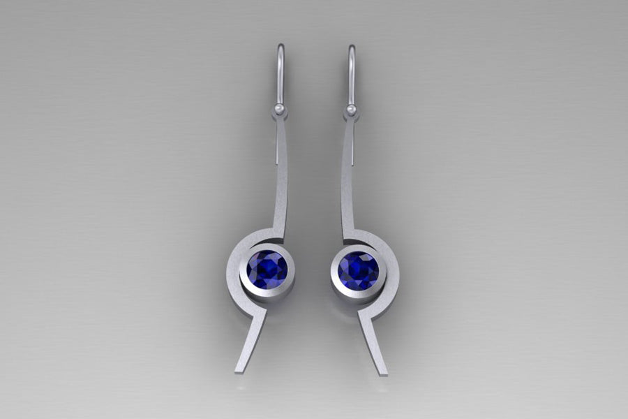 Sapphires & White Gold