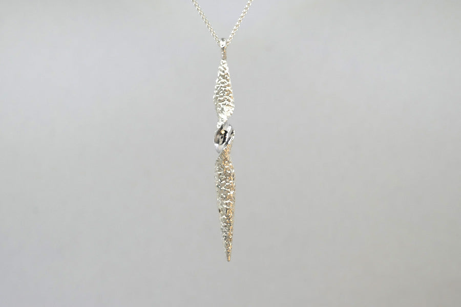 Twist Design Silver Necklaces