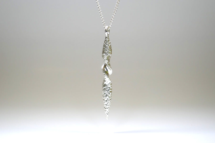 Twist Design Silver Necklaces