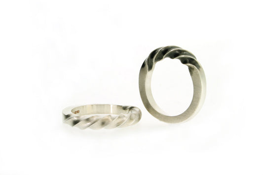 Silver Twist Rings