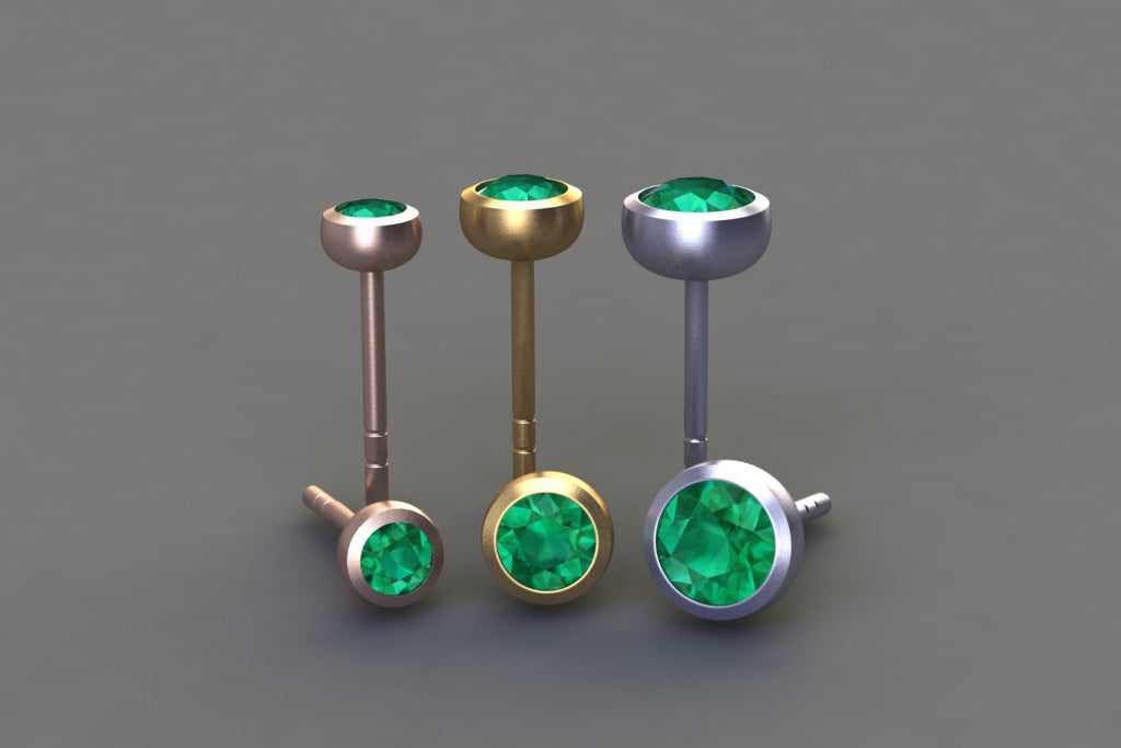 Emeralds, Red & Yellow Golds , Platinum