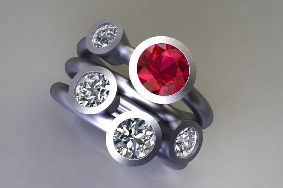 Ruby, Diamonds & Platinum