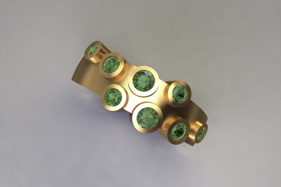 Emeralds & Yellow Gold