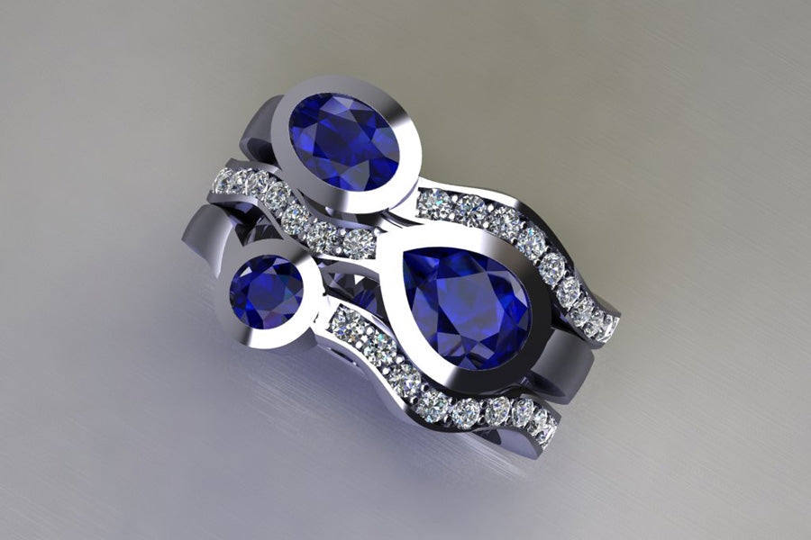 Sapphires, Diamonds & Platinum