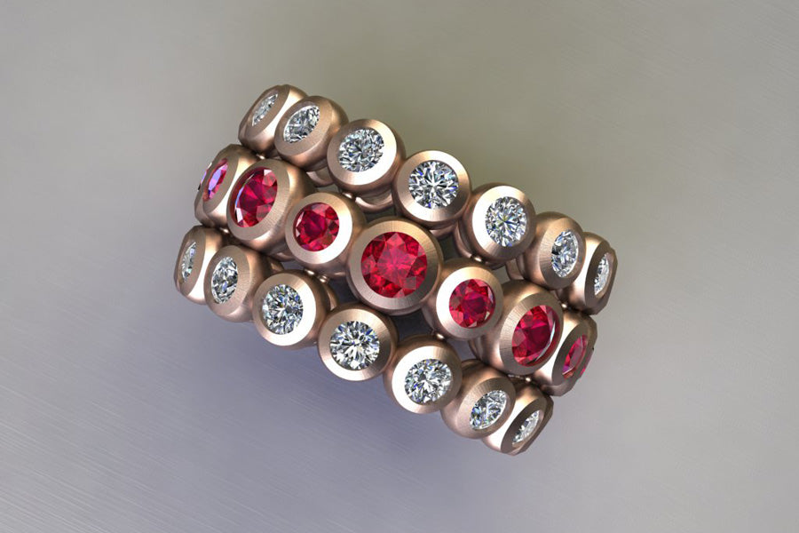 Rubies & Diamonds, Red Gold