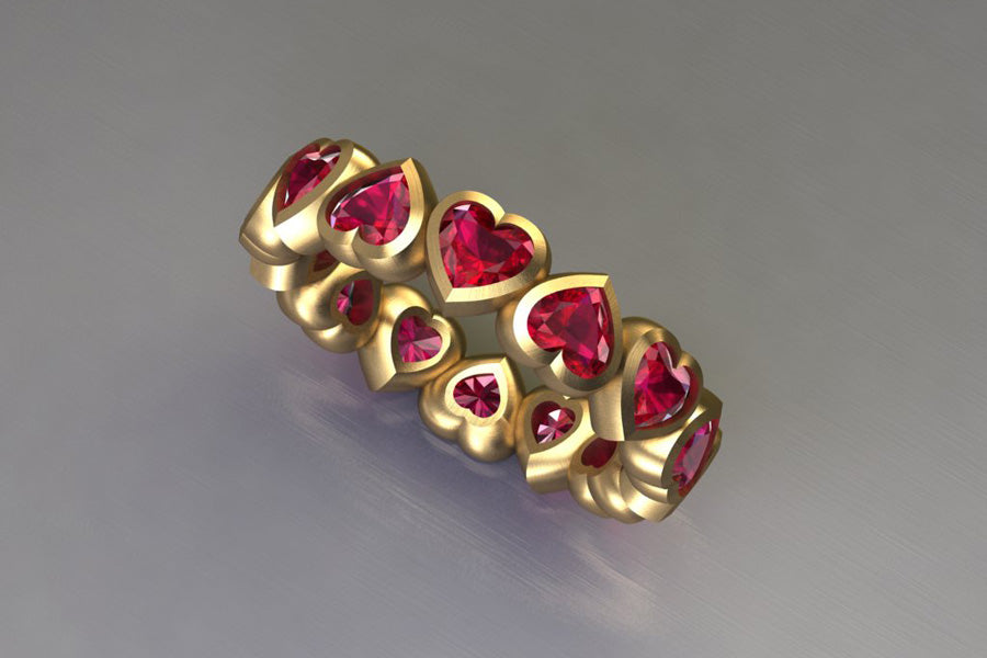 Rubies & Yellow Gold