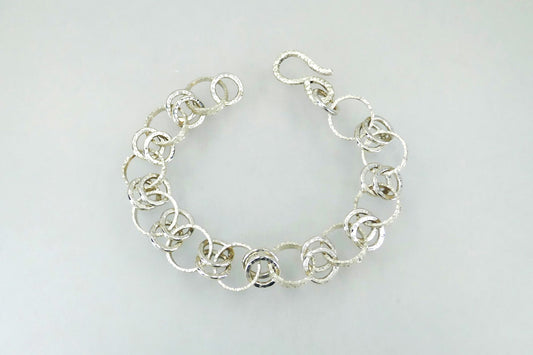 Linked Silver Bracelet