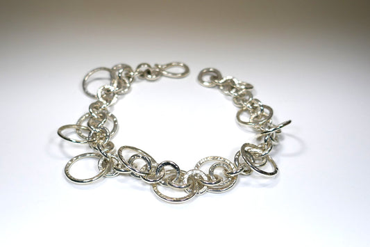 Linked Silver Bracelet