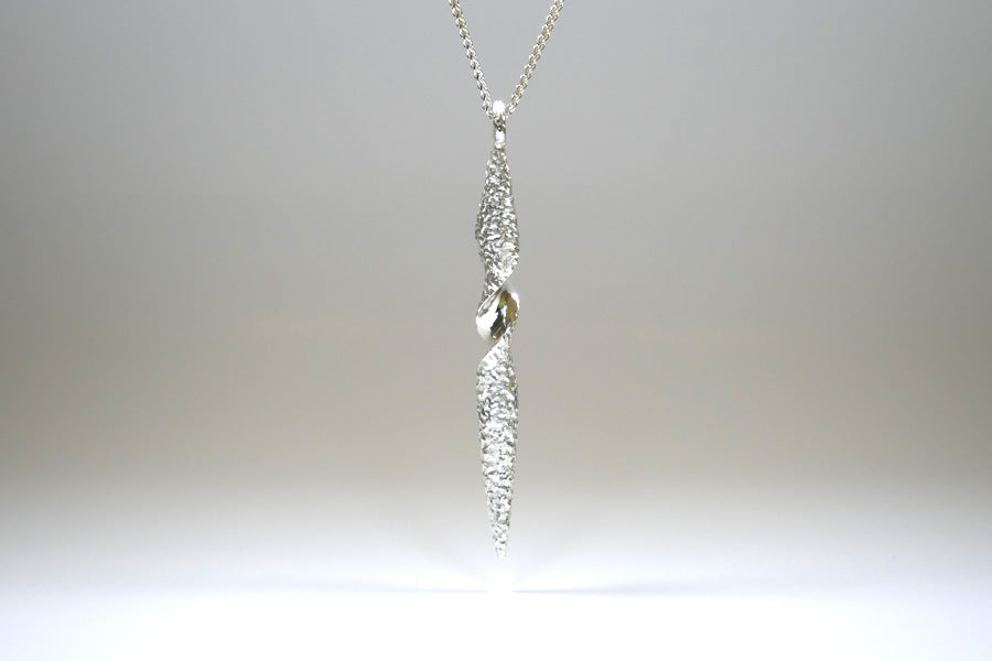 Twist Design Silver Necklaces