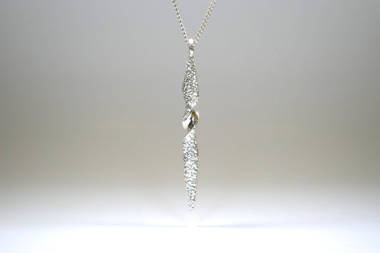 Twist Design Silver Necklaces