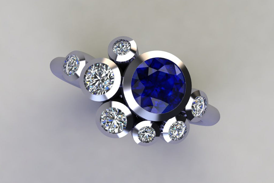 Platinum, Sapphire & Diamonds