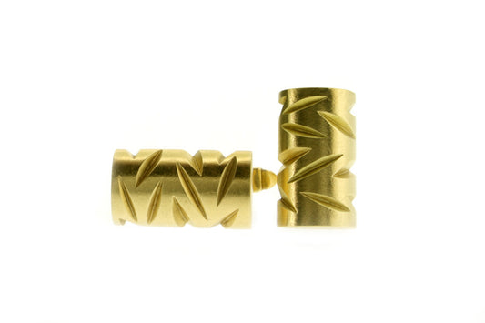 Notch Design 18ct Gold Cufflinks